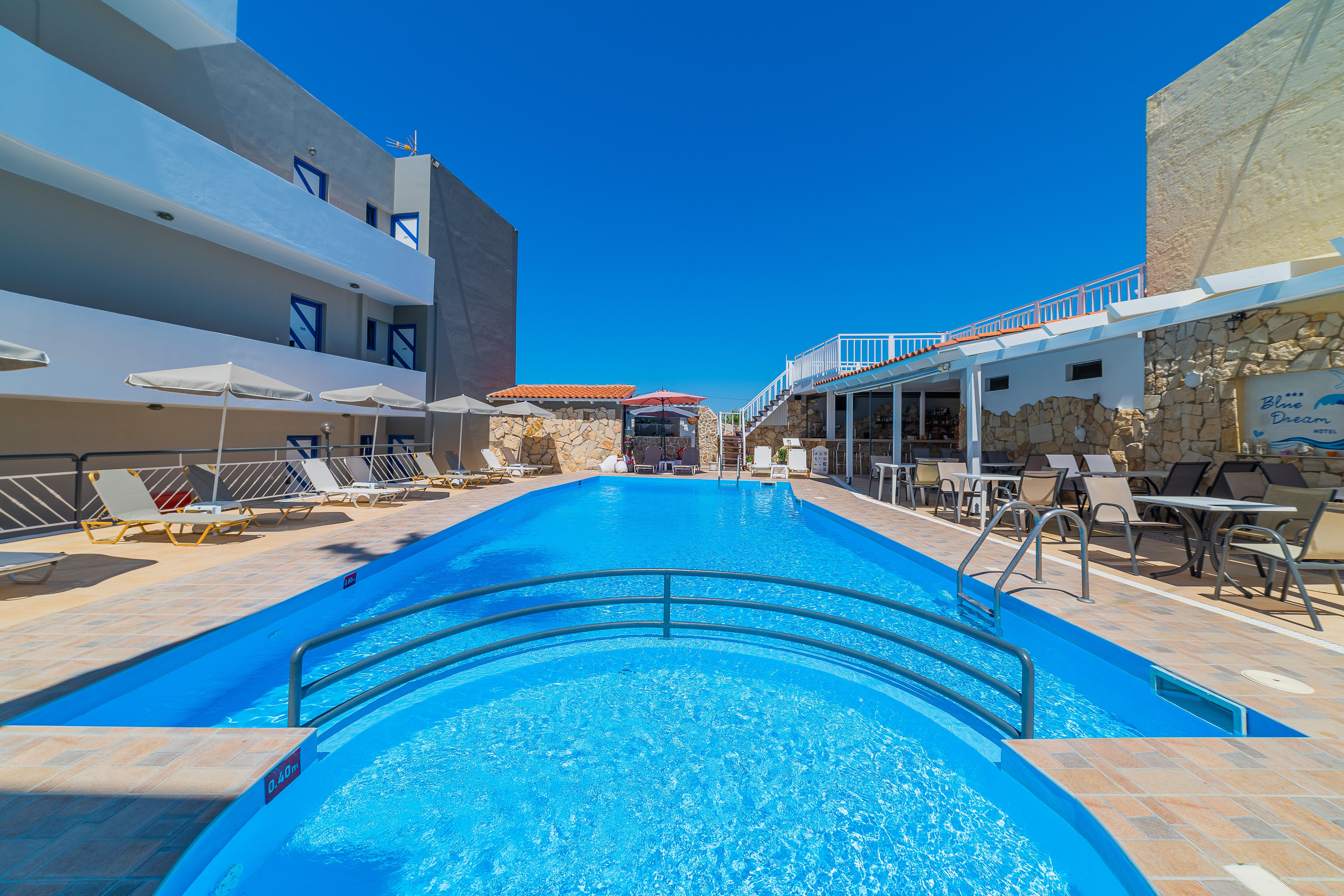 Blue Dream Hotel Stavromenos  Luaran gambar